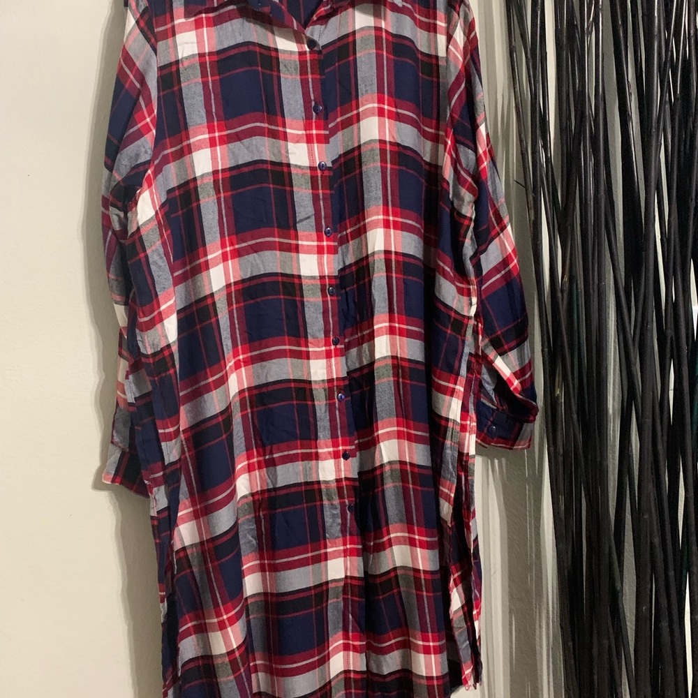 Ashley Stewart plus size long sleeve dress/top.